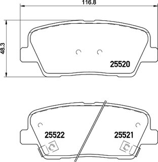 Hella Pagid 8DB 355 023-041