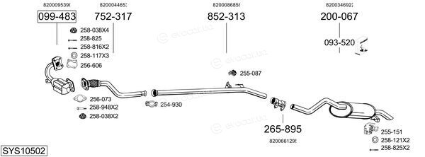 Bosal SYS10502