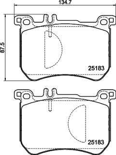 Hella Pagid 8DB 355 020-491