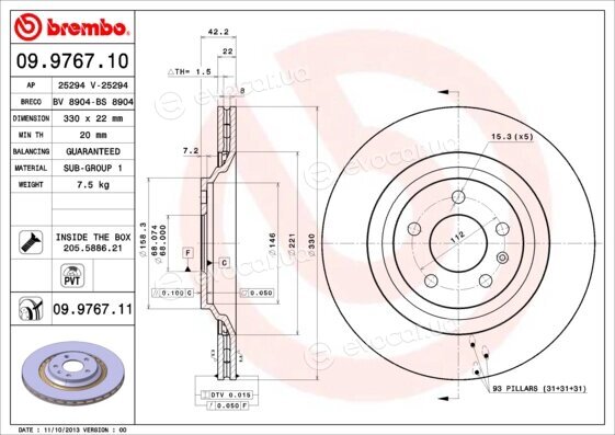 Brembo 09.9767.11