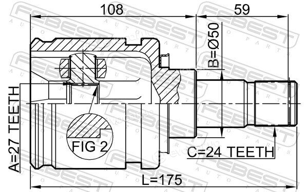 Febest 0111-ACV30LH