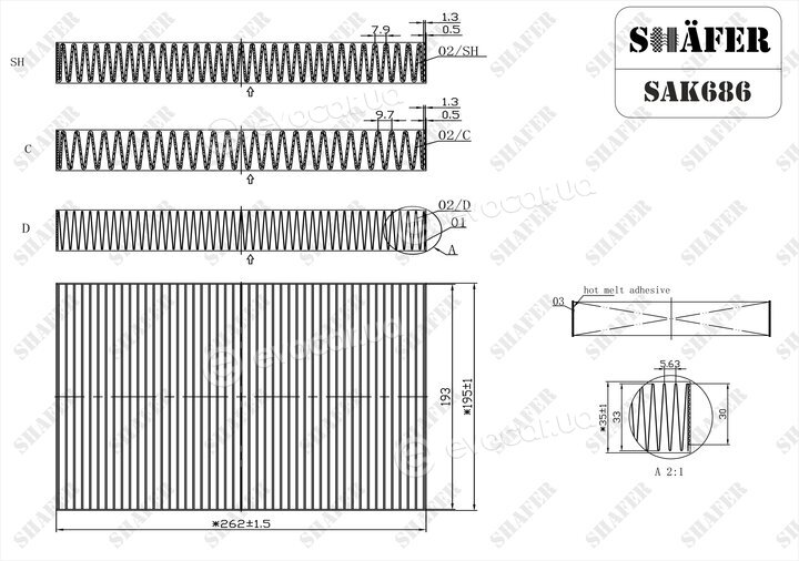 Shafer SAK686