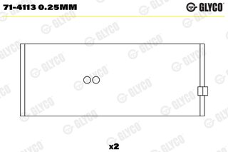 Glyco 71-4113 0.25mm