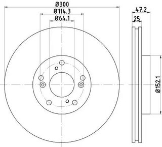 Hella Pagid 8DD 355 125-101