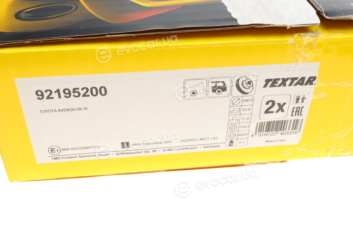 Textar 92195200