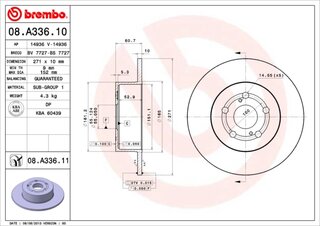 Brembo 08.A336.10
