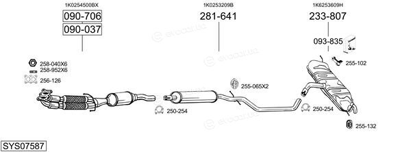 Bosal SYS07587