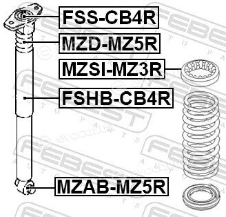 Febest MZD-MZ5R