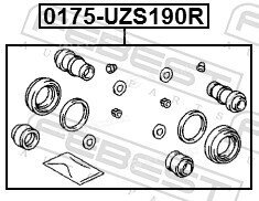 Febest 0175-UZS190R