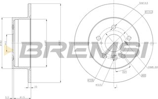 Bremsi CD7980S