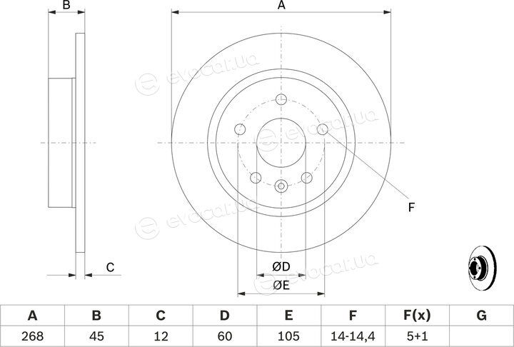 Bosch 0 986 479 C57