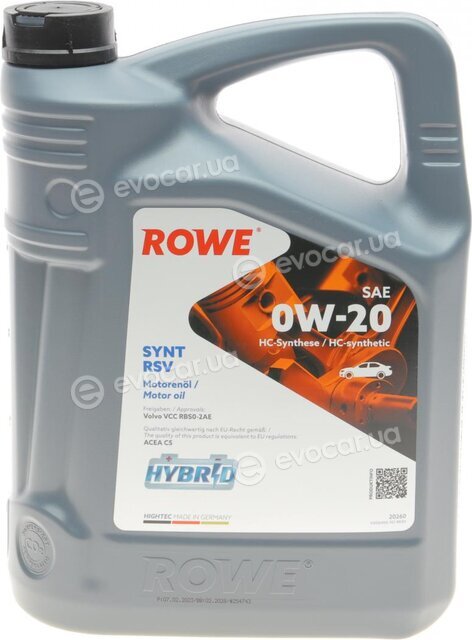 Rowe 20260-0050-99