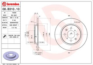 Brembo 08.B310.10