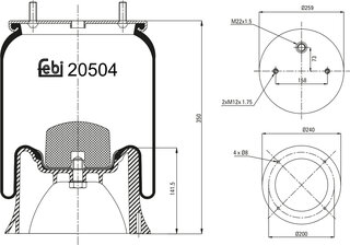 Febi 20504