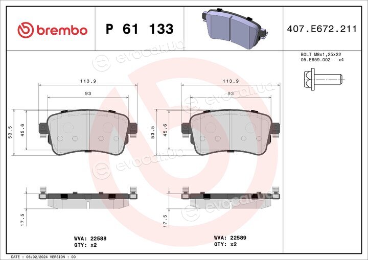 Brembo P 61 133