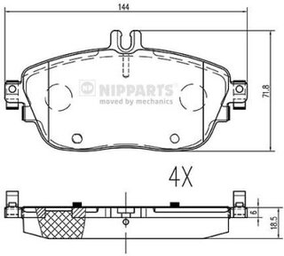 Nipparts N3601114