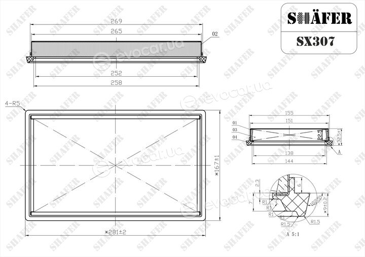 Shafer SX307