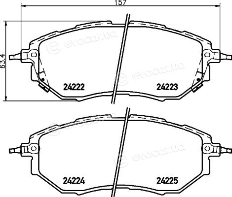 Hella Pagid 8DB 355 012-031