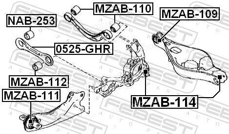 Febest MZAB-109