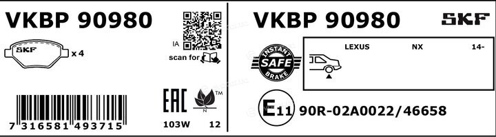 SKF VKBP 90980