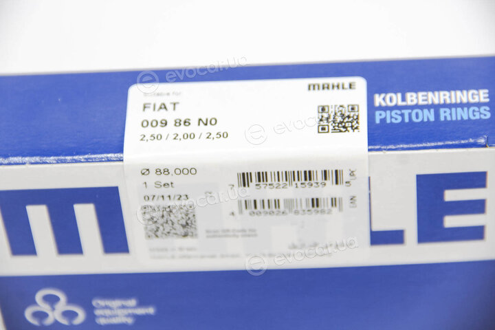 Mahle 009 86 N0