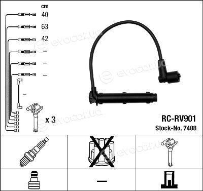 NGK / NTK RC-RV901