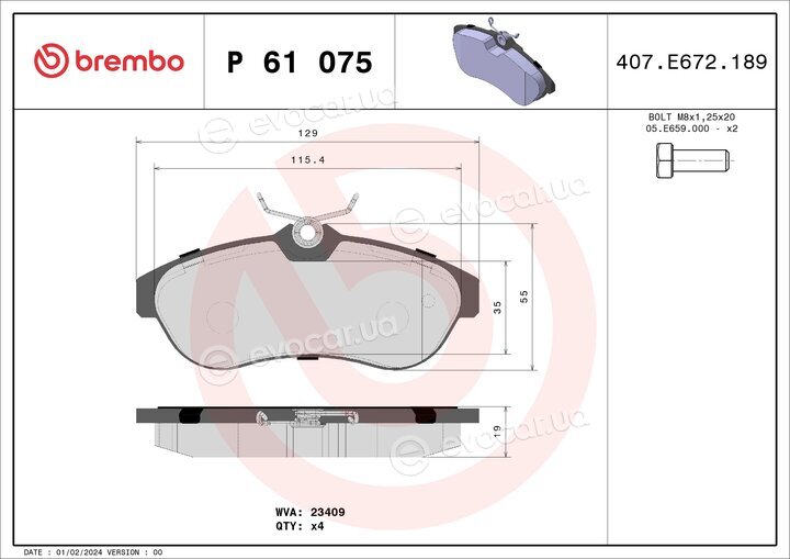 Brembo P 61 075