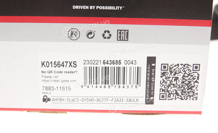 Gates K015647XS
