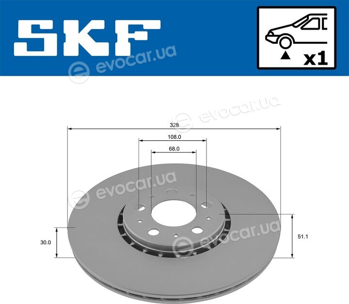 SKF VKBD 81329 V1