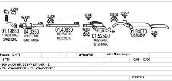 MTS C380359003218