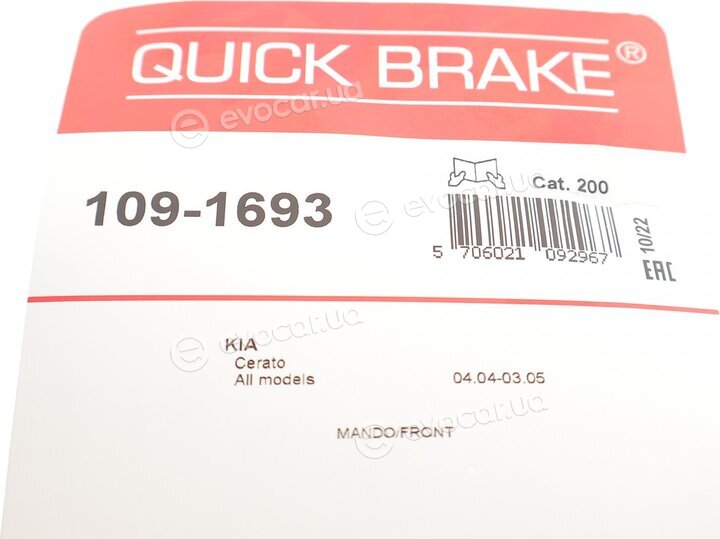 Kawe / Quick Brake 109-1693