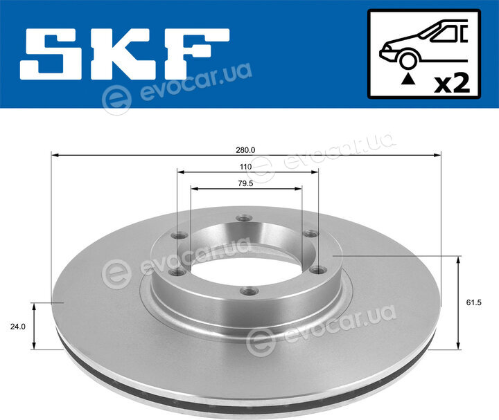 SKF VKBD 80534 V2