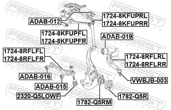 Febest 1724-8RFLRR