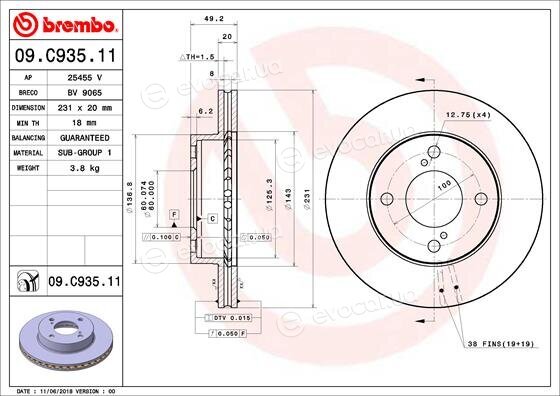 Brembo 09.C935.11
