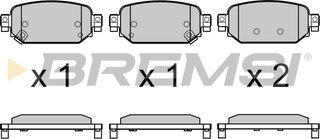 Bremsi BP3768