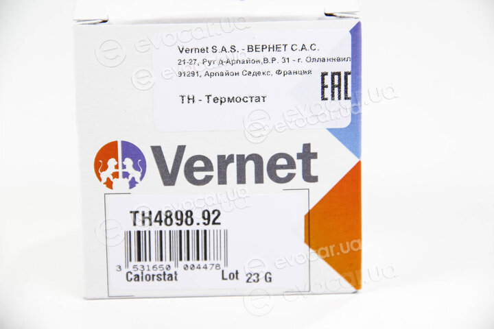 Vernet / Calorstat TH4898.92