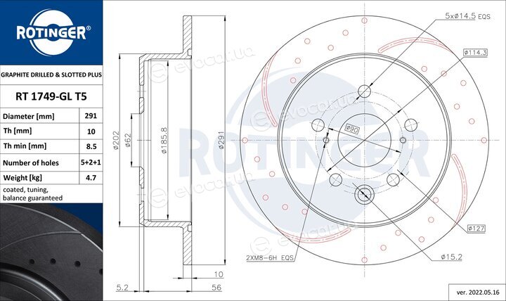 Rotinger RT 1749-GL T5