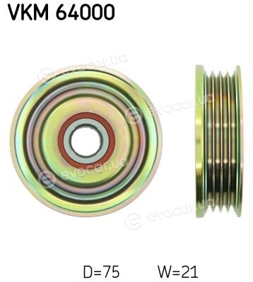 SKF VKM 64000
