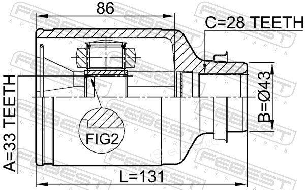 Febest 0511-M6ATRH