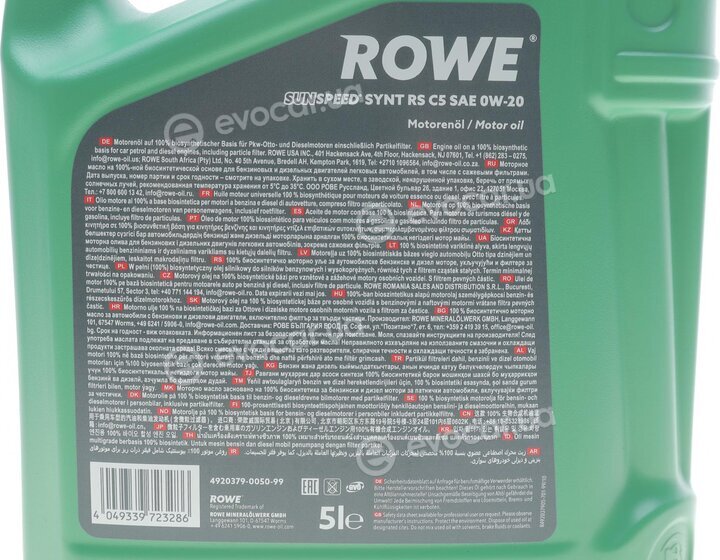 Rowe 4920379-0050-99