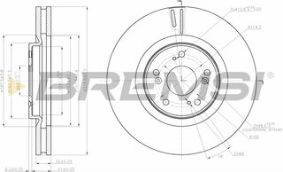 Bremsi CD7777V