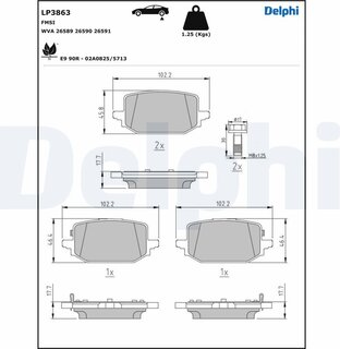 Delphi LP3863