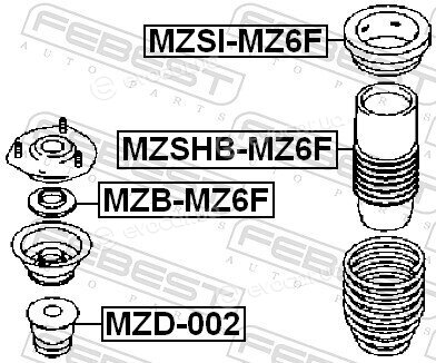 Febest MZB-MZ6F