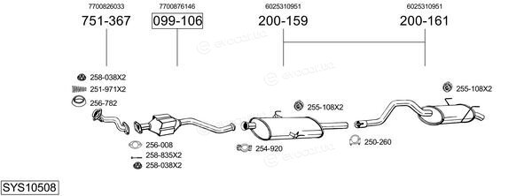 Bosal SYS10508