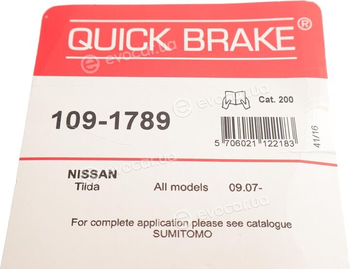 Kawe / Quick Brake 109-1789