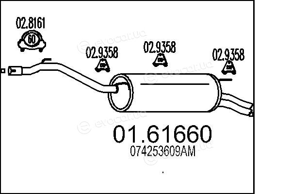 MTS 01.61660