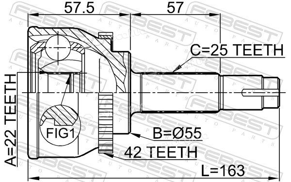 Febest 0210-060A42