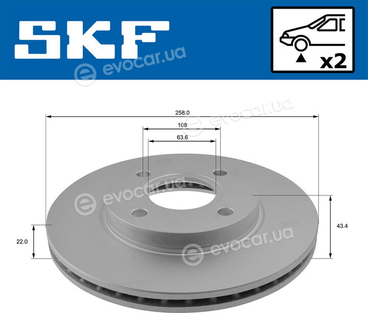SKF VKBD 80125 V2