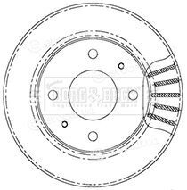 Borg & Beck BBD5007