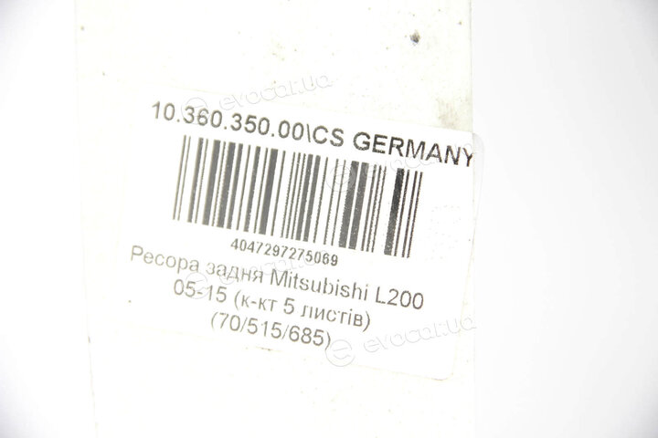 CS Germany 10.360.350.00